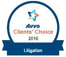 Avvo Clients’ Choice 2016 Litigation